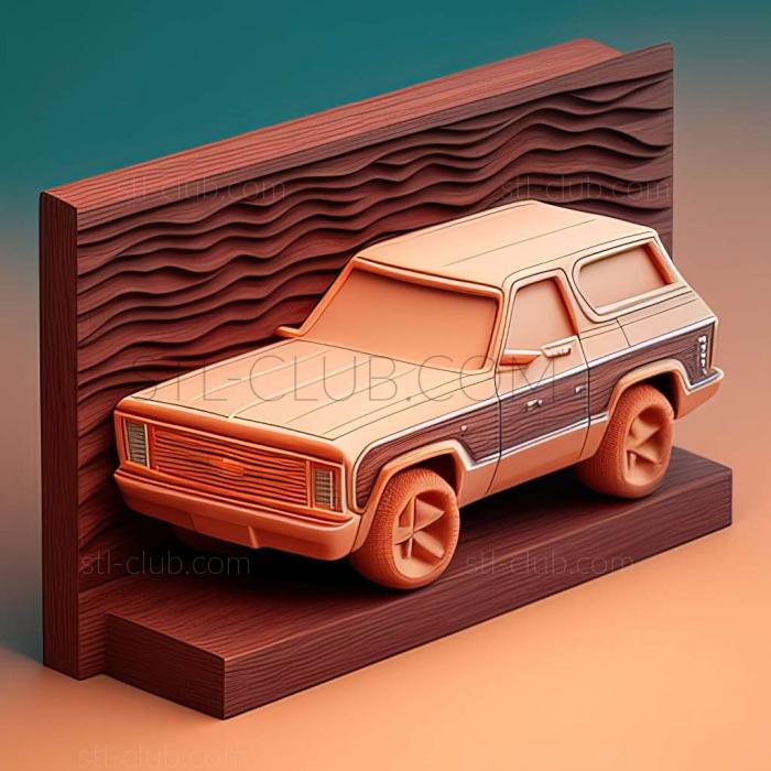 3D модель Chevrolet Blazer (STL)